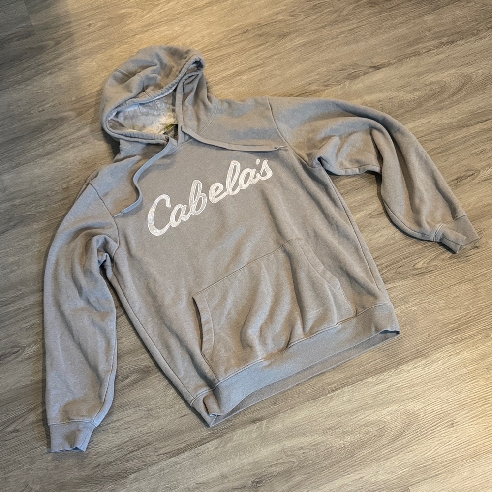 Cabela's Light Gray Pullover Hoodie